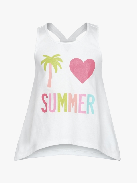 

White Casual Pure Cotton Top