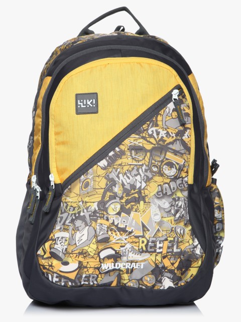 

Wiki 7 Punk 5 Yellow Backpack