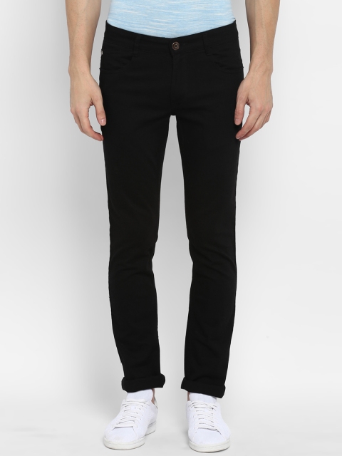 

Parx Men Black Slim Fit Mid-Rise Clean Look Stretchable Jeans