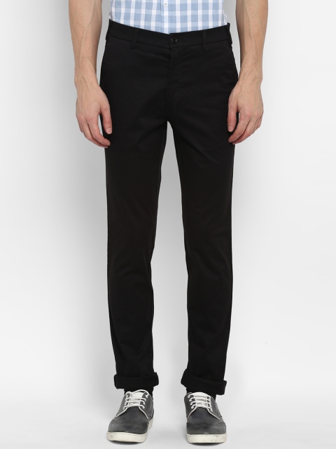 

Park Avenue Men Black Regular Fit Solid Regular Trousers