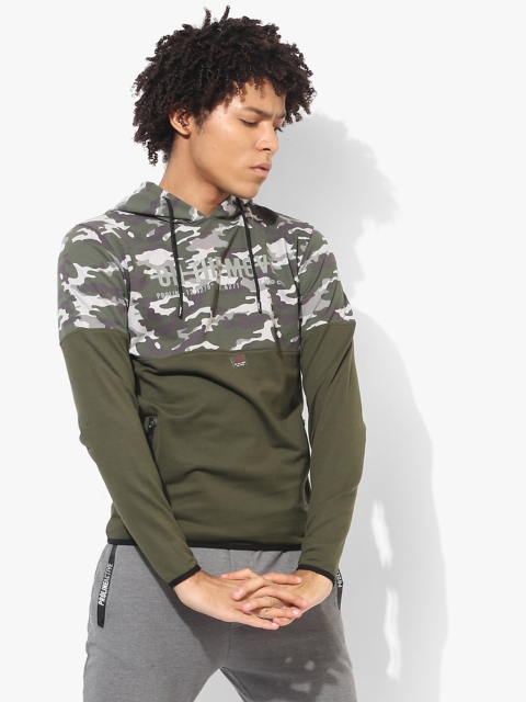 

Olive Printed Hoodies