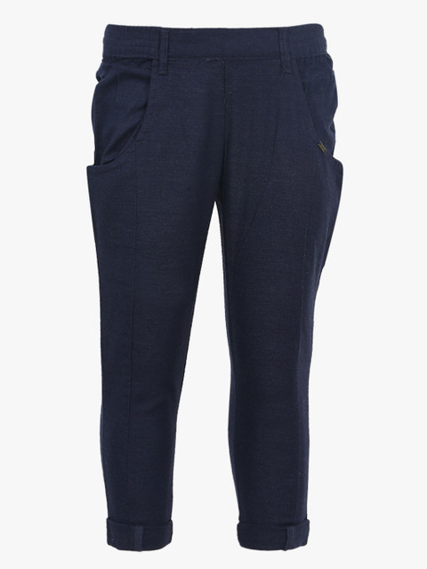 

Navy Blue Regular Fit Trouser