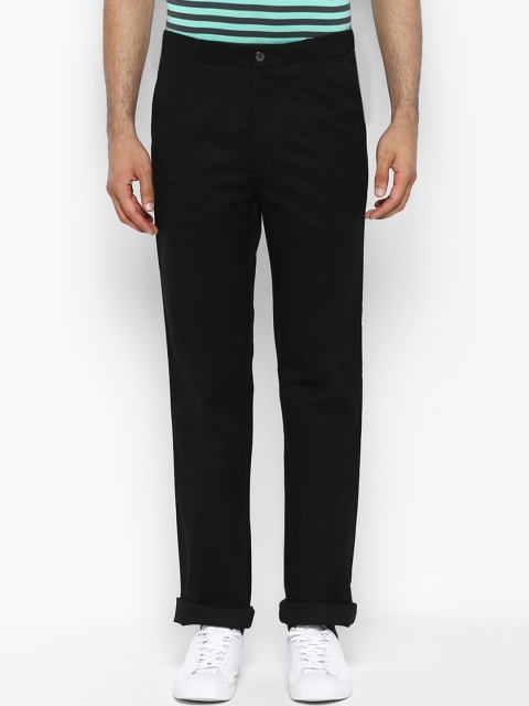 

ColorPlus Men Black Tailored Fit Solid Chinos