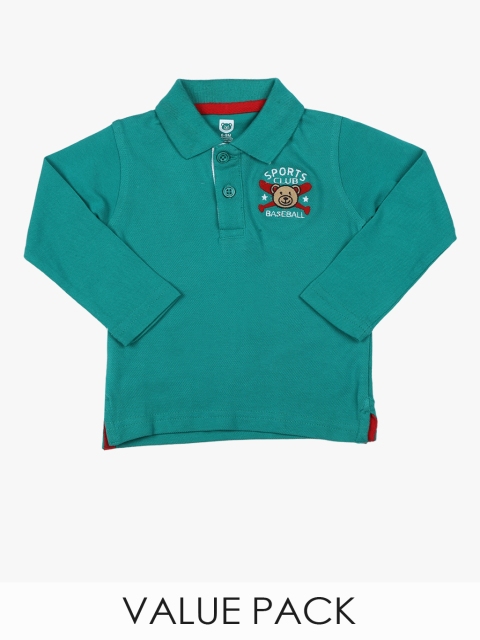 

Pack Of 2 Multi Printed Regular Fit Polo T-shirt
