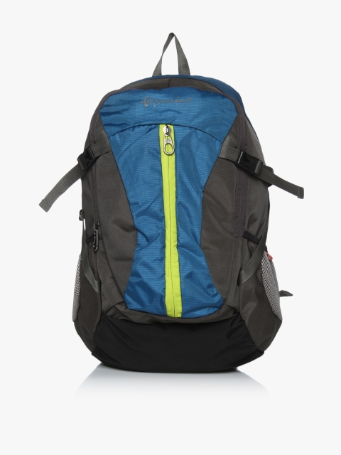 

Blue Polyester Backpack