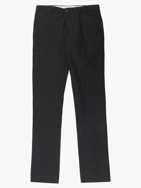 

Black Solid Slim Fit Formal Trouser
