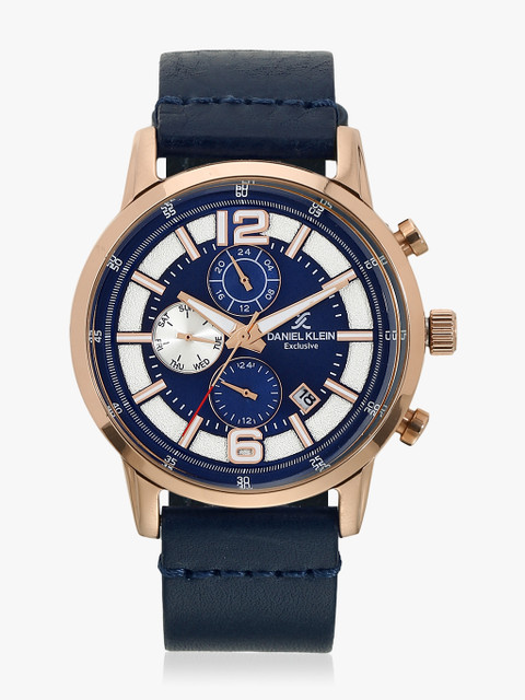 

Navy Blue/Blue Chronograph Watch