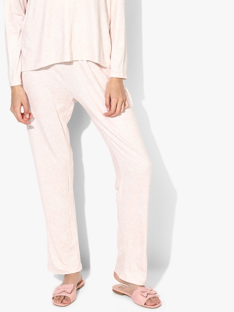 

Peach Solid Loungewear Pants