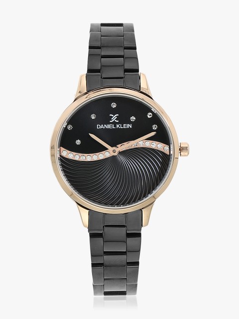 

Dk11632-2 Black/Black Analogue Watch