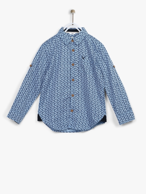 

Blue Slim Fit Casual Shirt