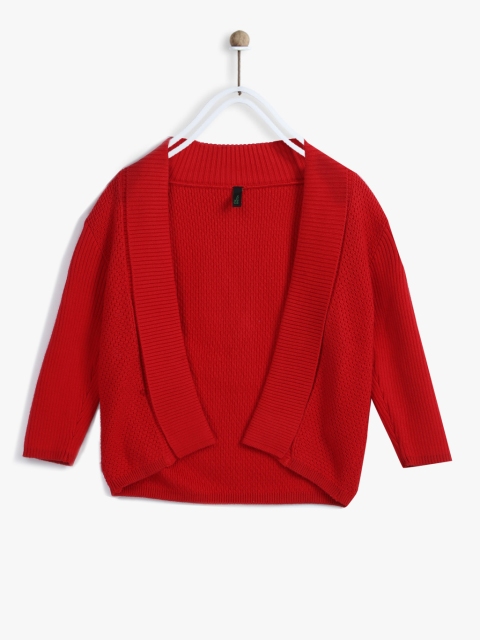 

Red Solid Shrug