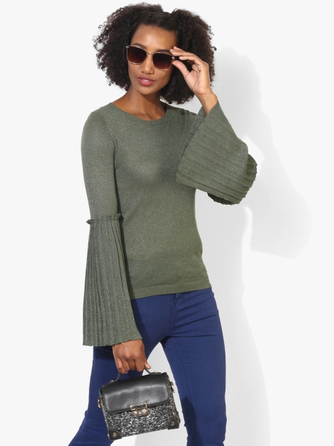 

Olive Solid Blouse