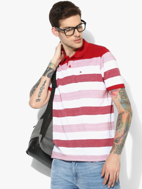 

Multicoloured Striped Regular Fit Polo T-Shirt, Multi