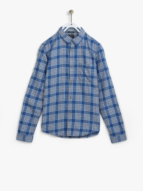 

Blue Regular Fit Casual Shirt