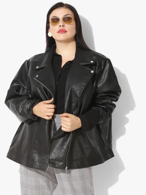 

Black Solid Winter Jacket