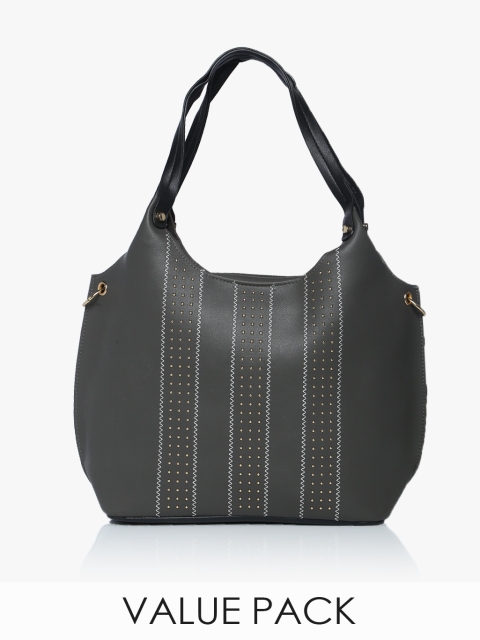 

Grey PU Handbag
