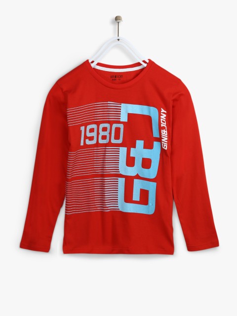 

Red Pure Cotton T-shirt