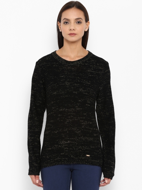 

Park Avenue Women Black Shimmery Pullover
