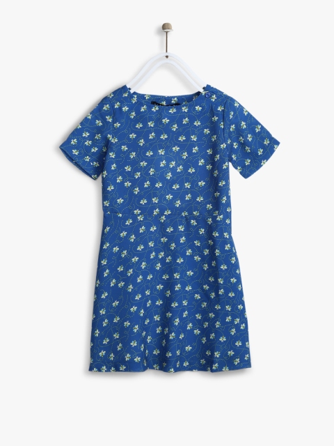 

Allen Solly Junior Girls Blue Honeybee Printed Dress