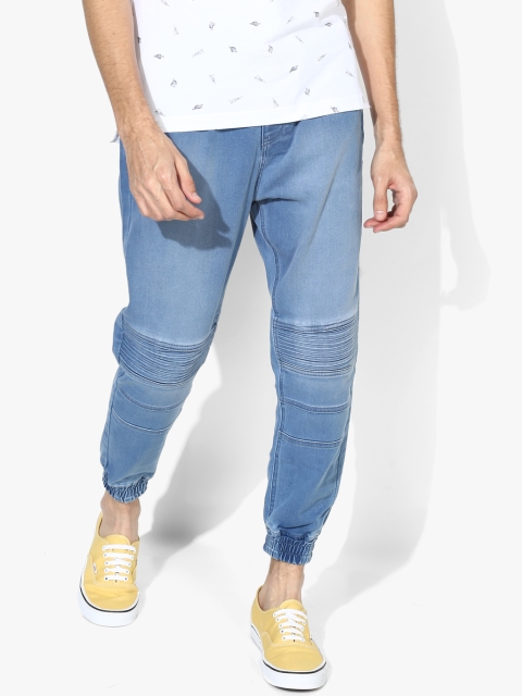 

Blue Washed Mid-Rise Slim Fit Jogger