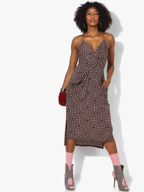 

BCBGeneration Women Brown Printed A-Line Dress