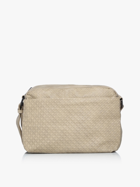 

Atmosphere Beige Textured Sling Bag
