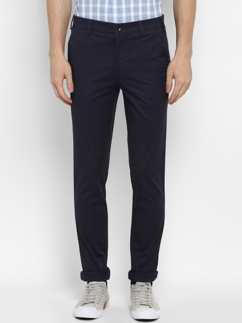 

Park Avenue Men Blue Regular Fit Solid Regular Trousers
