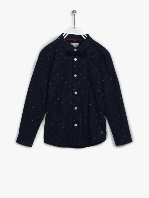 

Navy Blue Regular Fit Casual Shirt