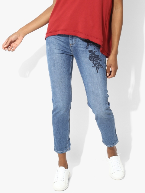 

Blue Washed Mid Rise Skinny Fit Jeans