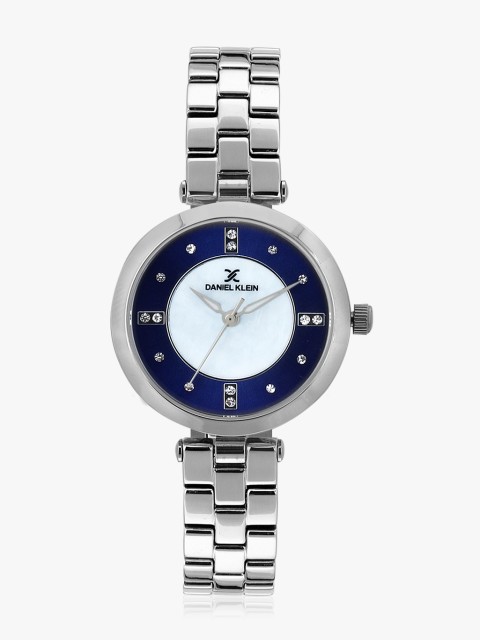

Dk11679-6 Steel/Blue/White Analogue Watch