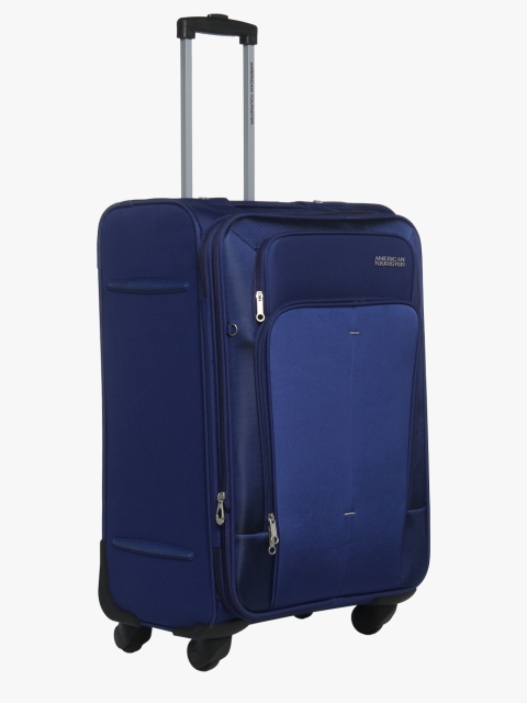 

67Cm Crete Ink Blue Soft Luggage Strolley