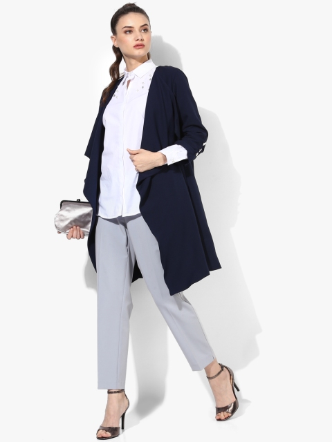 

Navy Blue Solid Shrug