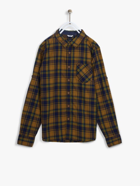 

Mustard Slim Fit Casual Shirt