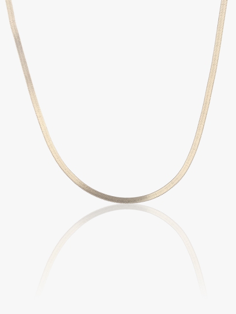 

Golden Round Necklace, Gold