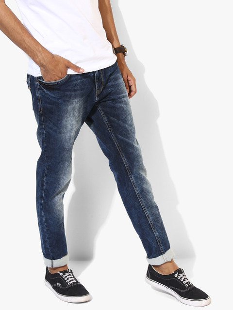 

Blue Washed Low Rise Slim Fit Jeans