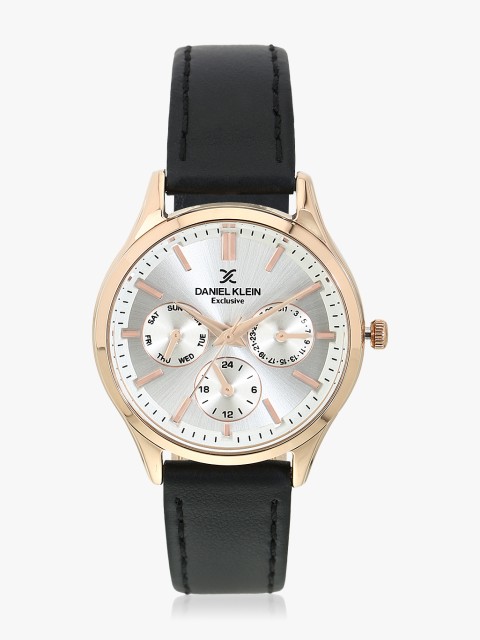 

Dk11773-3 Black/Silver Analogue Watch