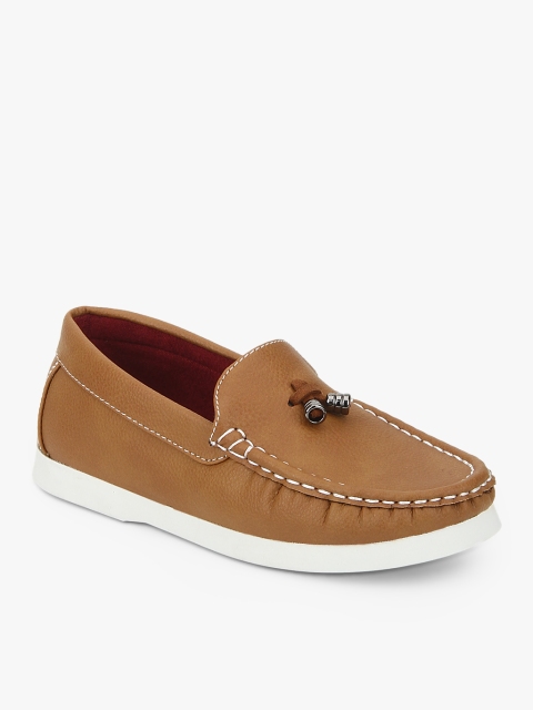 

Tan Tassel Loafers