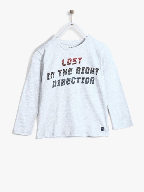 

Grey Printed T-shirt