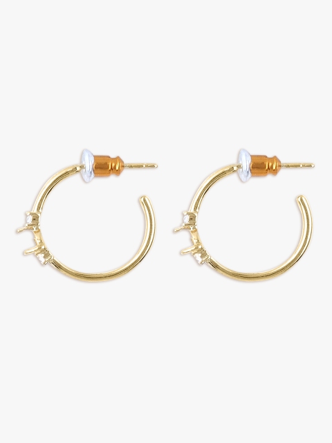 

Golden Brass Hoops And Baali, Gold