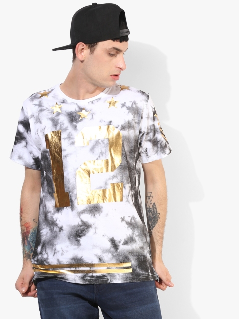 

By Yuvraj Singh White Round Neck T-Shirt