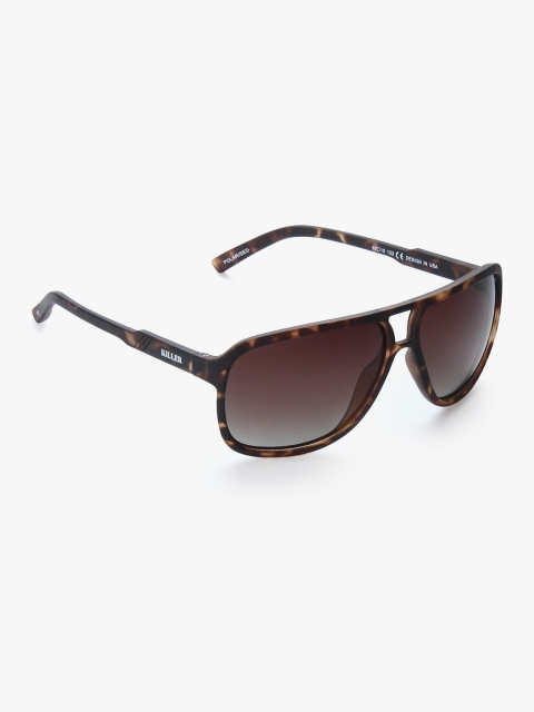 

Killer Men Brown Square Sunglasses with Polarised and UV Protected Lens KLN3045BSV