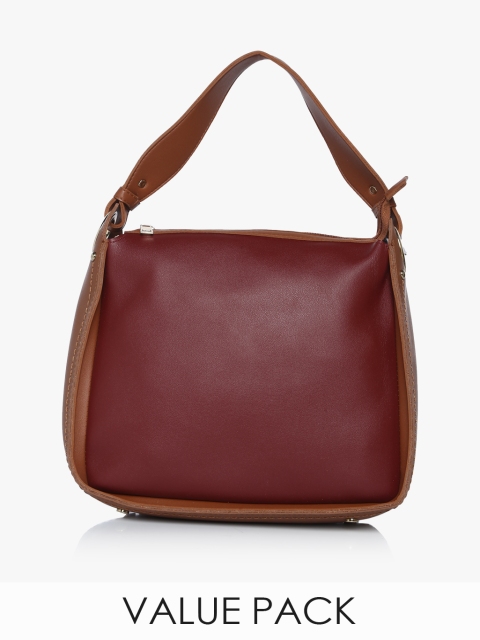 

Maroon Hobo Bag