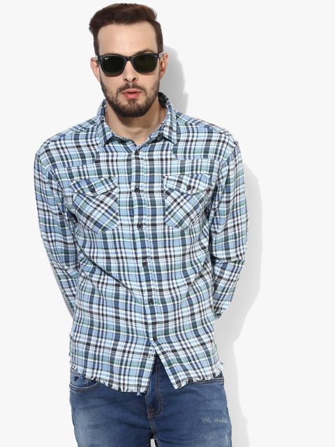 

Multicoloured Checked Regular Fit Casual Shirt, Multi