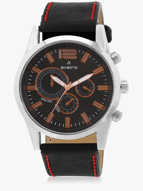 

Av238dmbbltr Black/Coffee Analog Watch