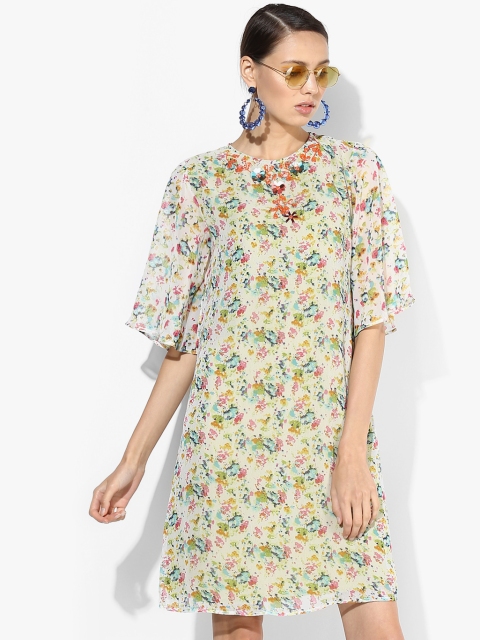

Multi Coloured Printed Shift Dress