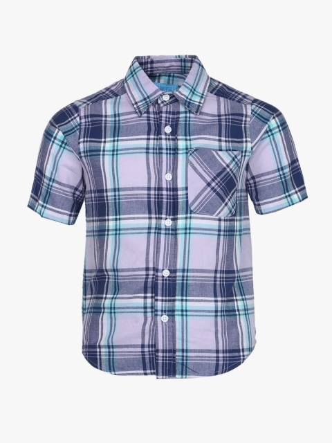 

Lavender Regular Fit Casual Shirt