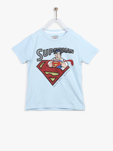 

Allen Solly Junior Boys Blue Printed Round Neck T-shirt