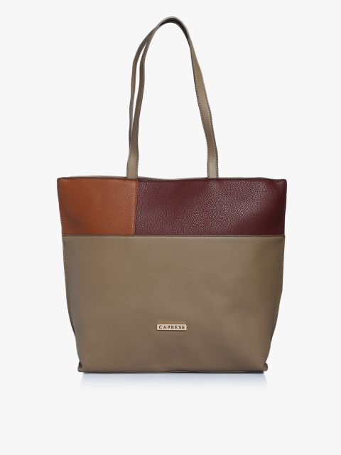 

Tyler Clay Color Block Large Tote Bag, Brown