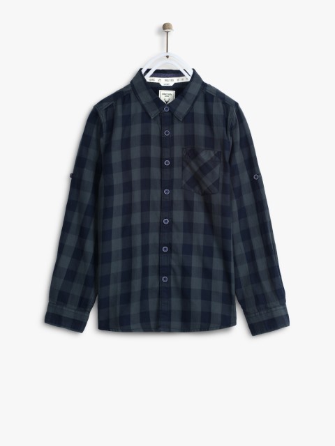 

Navy Blue Slim Fit Shirt