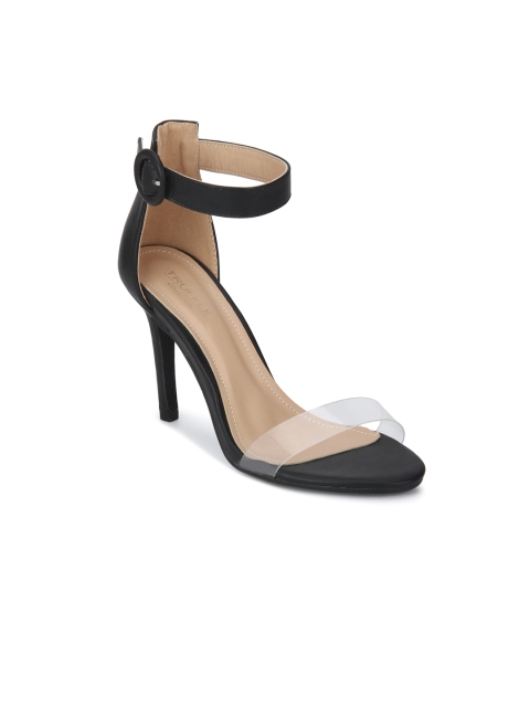 

Truffle Collection Women Black Solid Heels